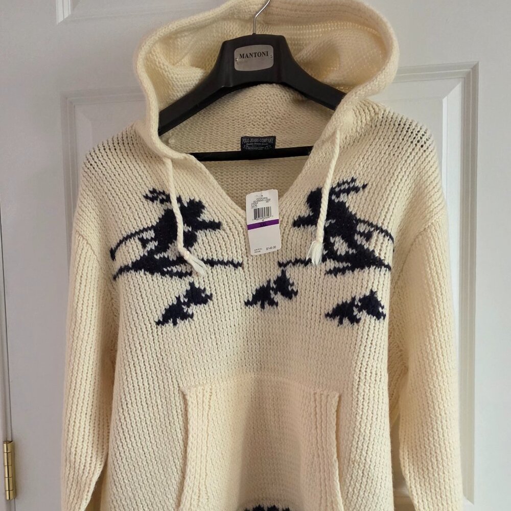Vintage Ralph Lauren Polo Jeans Wool Hoodie